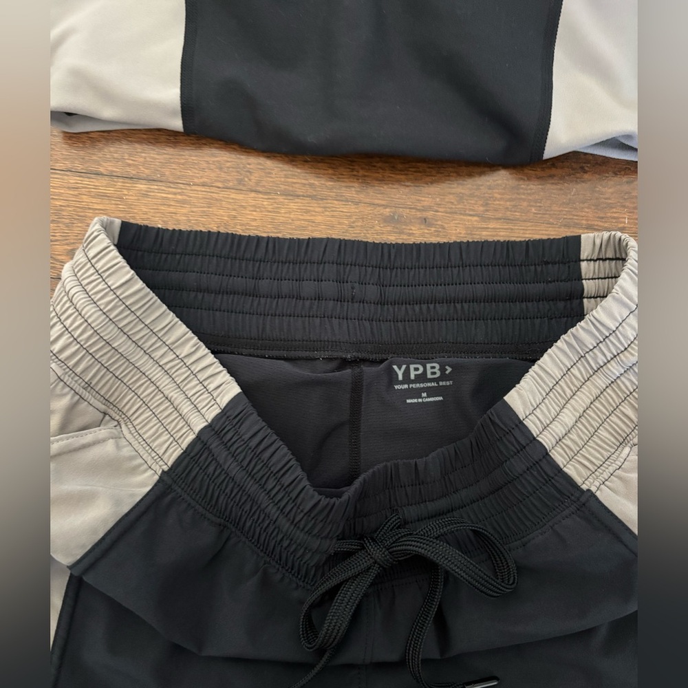 YPB Abercrombie & Fitch Colorblock Athletic Set - top and shorts - Picture 3 of 4